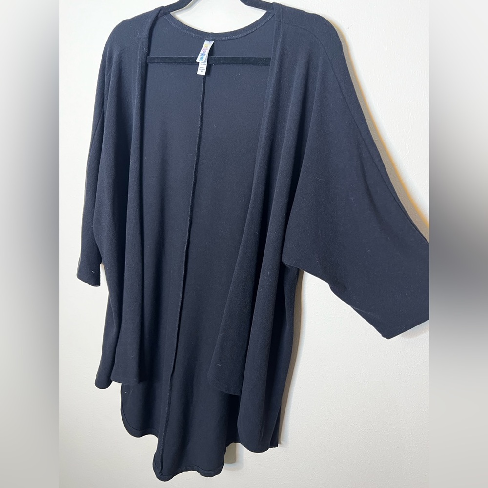 LuLaRoe Black 3/4 Sleeve Cardigan